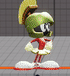 Marvin the Martian's idle stance.