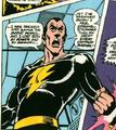 Black Adam as he appeared in the original Captain Marvel comic books.