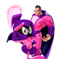 An unused render for Heart of Kahndaq Black Adam. This render is a recolor of Black Adam's Default Variant and is only used for the in-game ad for ValentiNeon.