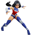Earlier render for Bloodlines Wonder Woman, used in the Tech Tests.