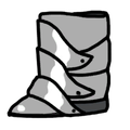 The icon used for the Armor Boot that grants a speed boost, as seen in Choose Goose's store.