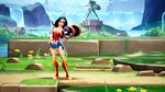 Wonder Woman taunting Weight Lifting on Trophy's E.D.G.E..