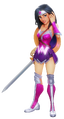 Aphrodite's Blessing Wonder Woman (Rare Variant - Unlockable with 14,000 Candy Hearts.)