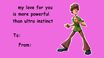 Official Shaggy Valentines Day card.