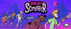 Promotional poster for Scoobtober from the official Boomerang website.