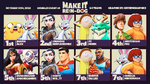 The Top 8 duos of the first Make It Rein-Dog tournament.