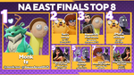 The Top 8 Duos of the NA East Finals tournament.
