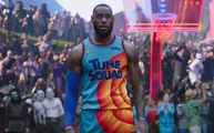 "Tune Squad" LeBron as seen in a live-action segment from Space Jam: A New Legacy