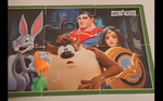 Bugs Bunny, Taz, Superman and Wonder Woman puzzle (courtesy of @Dr.WavyMVS on YouTube).