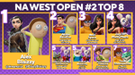 The Top 8 Duos of the second North America West Open MultiVersus Fall Showdown tournament.