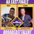 The NA East Finals Broadcast Talent announcement.