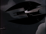 The Batwing as it appeared in "Terror in the Sky".