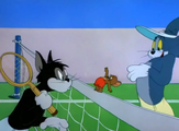 Tom & Jerry in their tennis outfits in Tom and Jerry: A New Legacy.