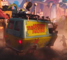The Mystery Machine from Scooby-Doo, as seen in Space Jam: A New Legacy.