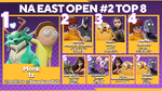 The Top 8 Duos of the second North America East Open MultiVersus Fall Showdown tournament.