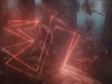 Darkseid's Omega Beams as seen in Zack Snyder's Justice League.
