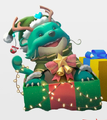 Unused render for Holiday Reindog, as seen in the "Happy Holidays" promo.