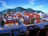 The Warner Bros. Studios lot, as it appeared in the original Animaniacs show.