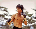 Bruce Lee as seen in Enter the Dragon.