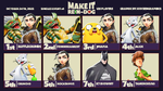The Top 8 duos of the second Make It Rein-Dog tournament.