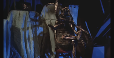 The giant beetle that appears in the first Beetlejuice movie.