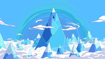 The Ice Kingdom, as seen in Adventure Time.