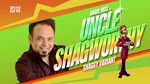 The announcement of Daniel Ross as the voice actor for Uncle Shagworthy.
