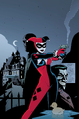 Harley in her classic attire, as seen in Harley Quinn Vol. 1 #26.