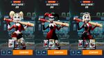 Harley and her Variants on the character select screen (Notice the old names).