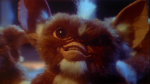 Stripe as a mogwai, as seen in the original Gremlins movie.