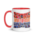 The MultiVersus Characters Two-Tone Mug (both sizes).