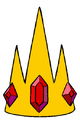 Official artwork of Ice King's Crown from Adventure Time.