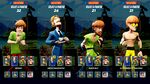 Shaggy and his Variants on the character select screen (Notice the early renders and names).