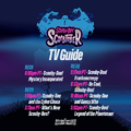 TV Guide for the Scoobtober stream.