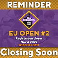 Teaser for the second EU Open tournament.