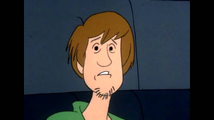 Shaggy's "dot-eyes" design as seen in Scooby-Doo, Where Are You!.