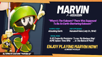Marvin's promotional poster.