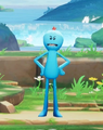 The old model for the default Mr. Meeseeks, used prior to the Season 1.03 Patch.