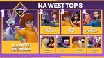 The Top 8 Duos of the North America West Open MultiVersus Fall Showdown tournament.