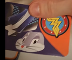 Maestro Bugs and Wonder Woman symbol sticker sheet (courtesy of @Dr.WavyMVS on YouTube).