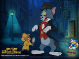 Tom & Jerry as they appear in a promo for Tom and Jerry Meet Sherlock Holmes.
