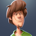 Shaggy's avatar from the WB Games website.