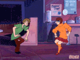 Velma's dance at the end of "Scooby's Night with a Frozen Fright".